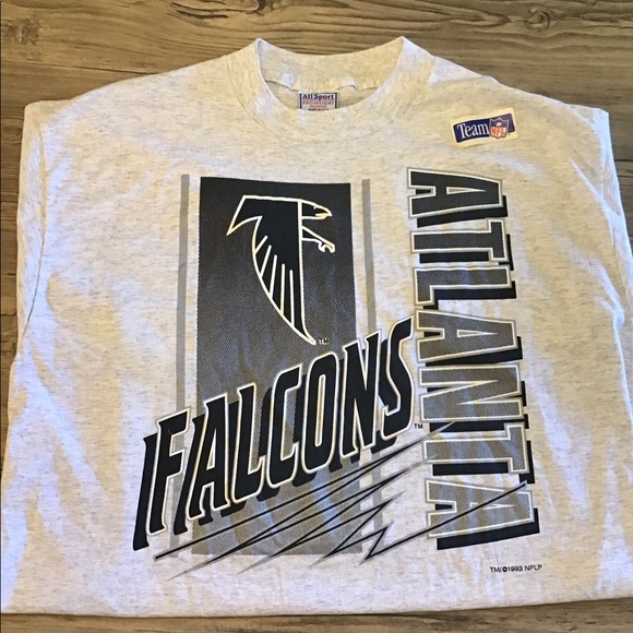 Vintage Falcons Grey TShirt - Picture 4 of 4